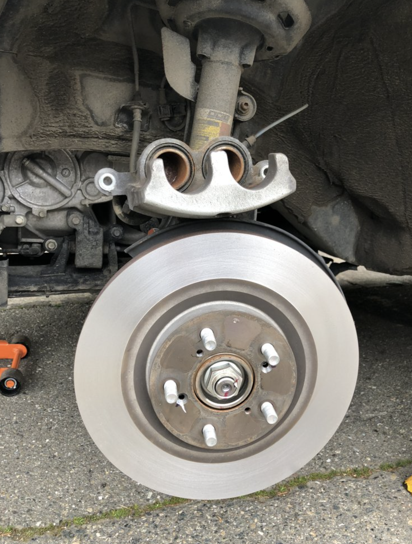 this image shows brake service in Eugene, OR